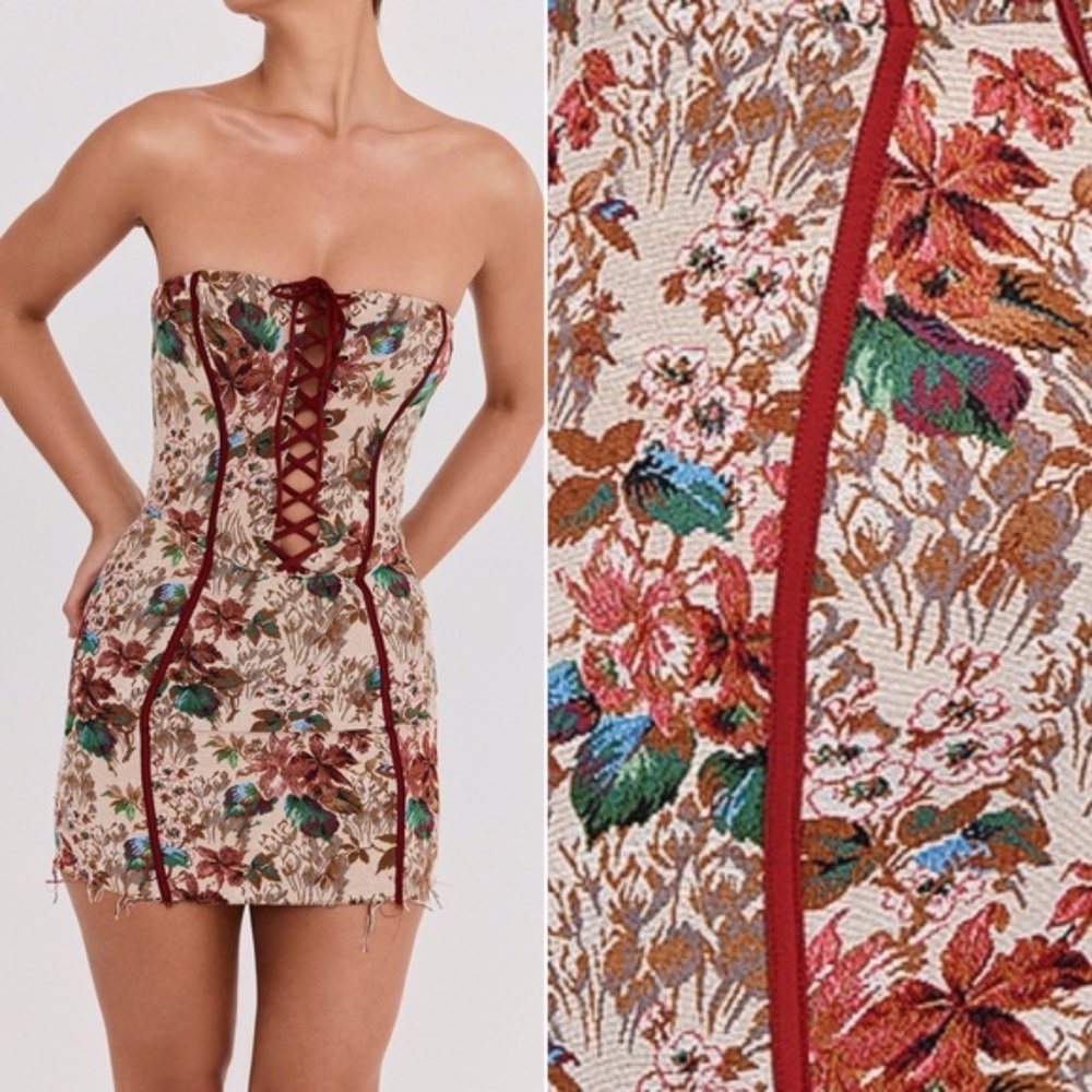 NEW Mistress Rocks Tapestry Jacquard Dress Large+ Tall (XL)